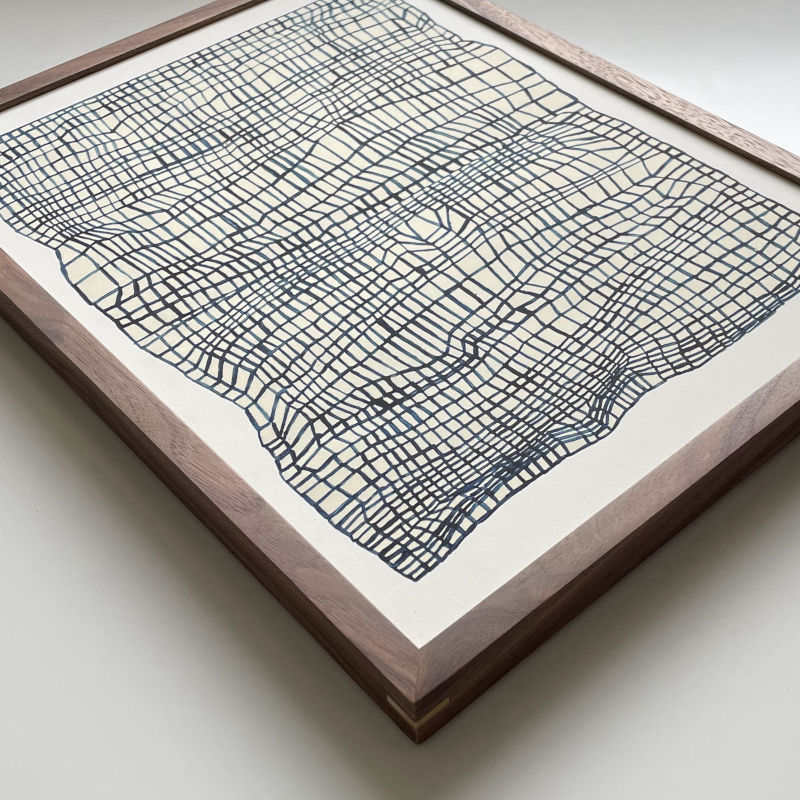 cosine ポスターフレームA3 ウォールナット 旭川家具 cosine ポスターフレームA3 ウォルナット_01296