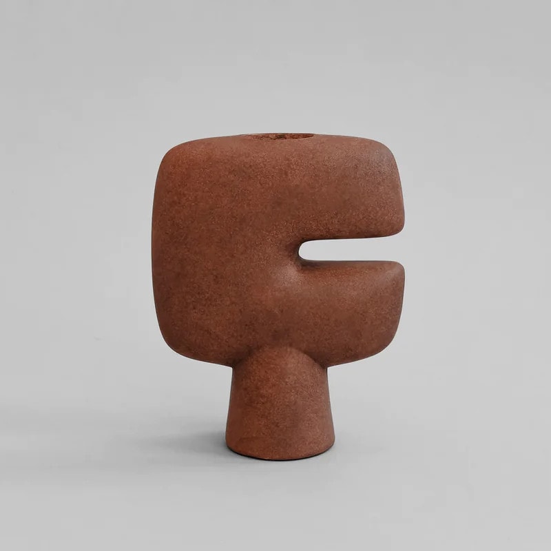 101 COPENHAGEN トライバル フラワーベース ミニ テラコッタ H25cm 花瓶 ワンオーワン コペンハーゲン 北欧 デンマーク