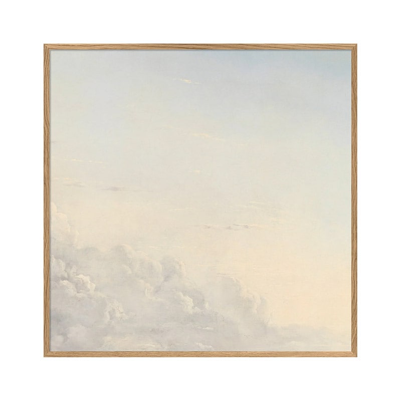 Dybdahl 雲 II 61x61cm アートポスター 北欧 デンマーク