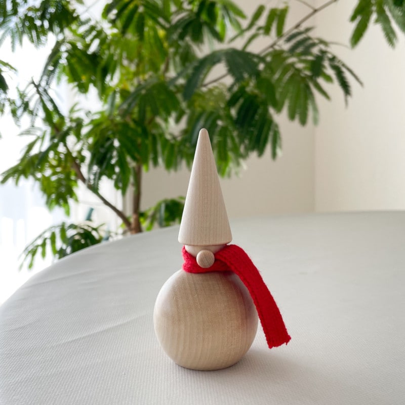 木製 ナチュラル サンタ S H11cm クリスマスデコレーション 北欧 スウェーデン