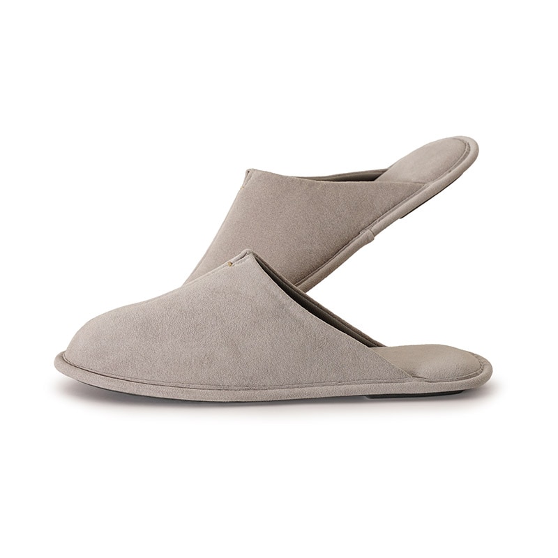 room's 極上のスエード調＆洗えるスリッパ M/Lサイズ トープ easyWASH × 東レ Ultrasuede(R) 日本