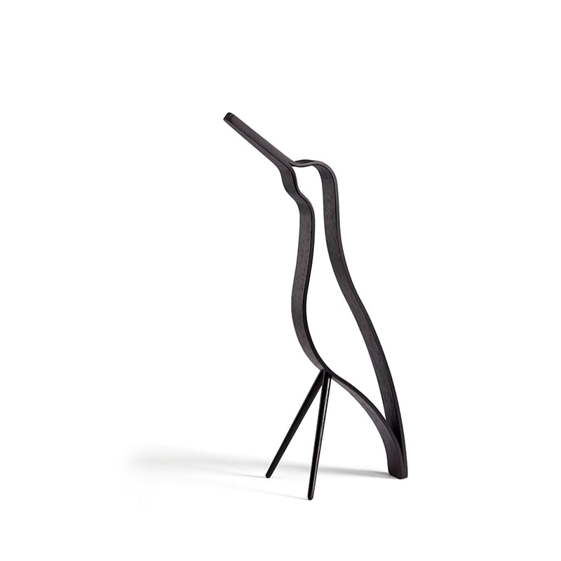 Cooee Design ウッディバード ブラック High 32cm 鳥 木製 オブジェ Woody Bird 北欧 スウェーデン