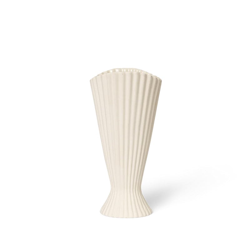 Ferm Living ファウンテン フラワーベース H23cm オフホワイト ファームリビング 北欧 デンマーク 日本正規代理店品