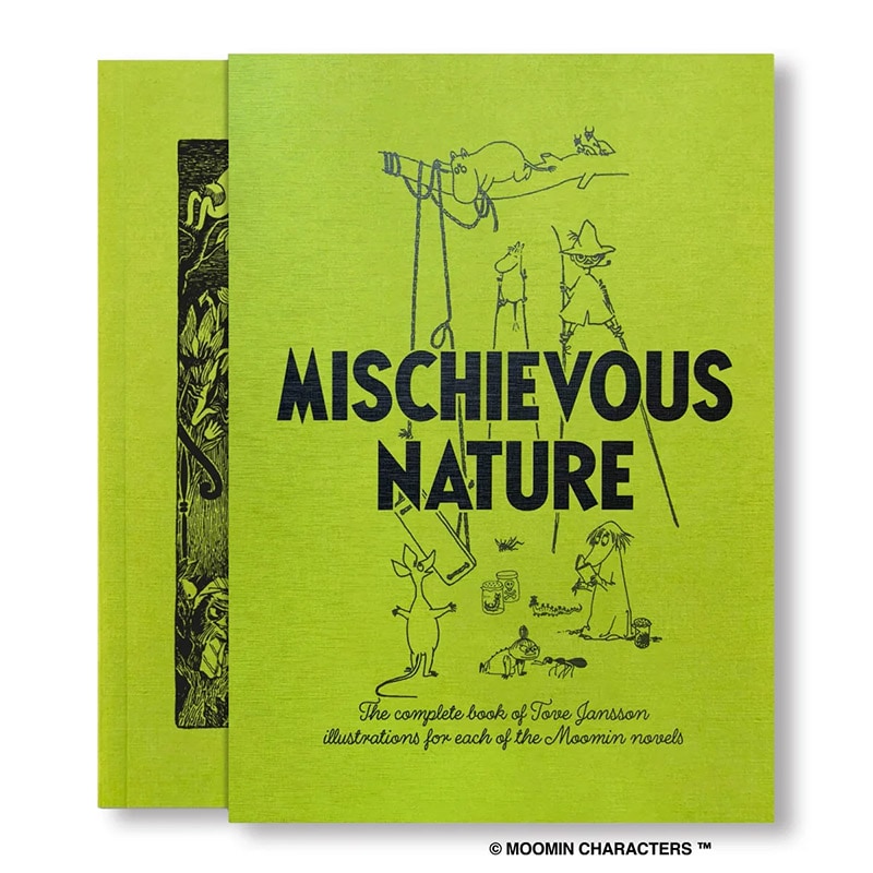 ムーミン / トーベ・ヤンソン 挿絵集 完全収録 [80周年記念版] 洋書 MOOMIN Mischievous Nature by Tove Marika Jansson [Anniversary Edition] コーヒーテーブルブック ソフトカバー ハードケース入り