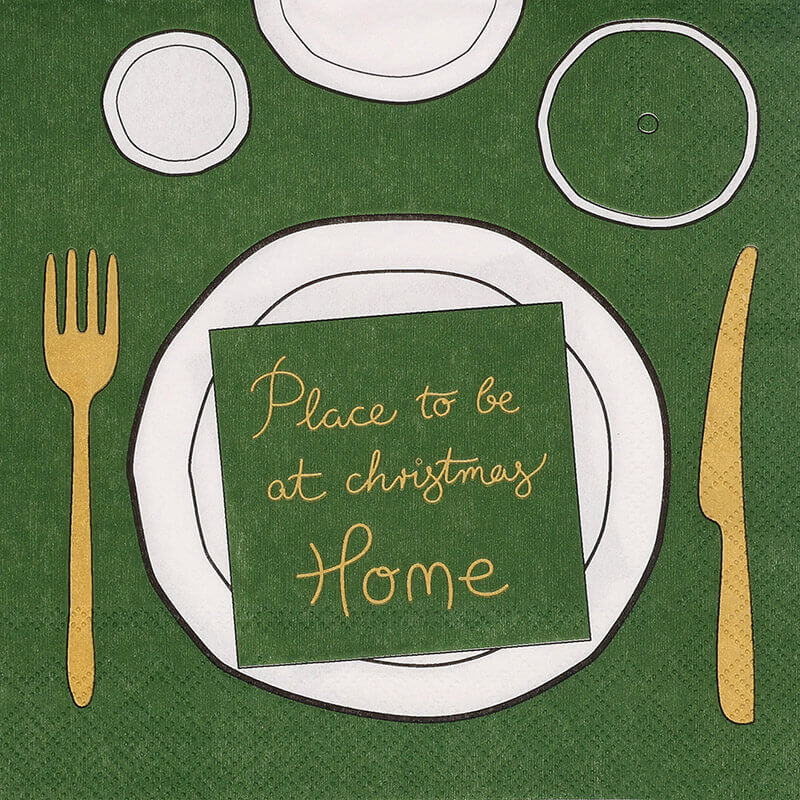 rader ペーパーナプキン "Place to be at Christmas" 33cm角 20枚入り レダー ドイツ【ネコポスOK】