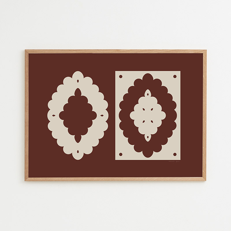 ATELIER CPH　LACE [no.151] A3 50x70cm アートポスター 北欧 デンマーク