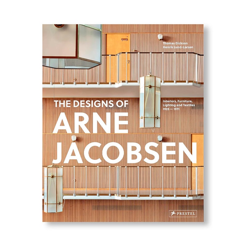 アルネ・ヤコブセンのデザイン: インテリア、家具、照明、テキスタイル 1925-1971 洋書 コーヒーテーブルブック ハードカバー THE DESIGNS OF ARNE JACOBSEN: INTERIORS, FURNITURE, LIGHTING AND TEXTILES