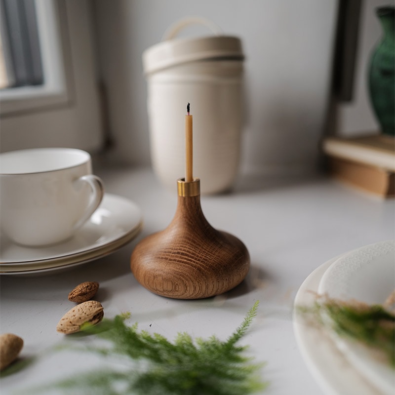 OVO Things オーク キャンドルホルダー 木製 リトアニア