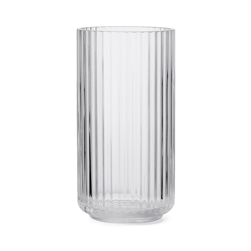 Lyngby Porcelain ガラス フラワーベース 20cm クリア リュンビューポーセリン 北欧 デンマーク