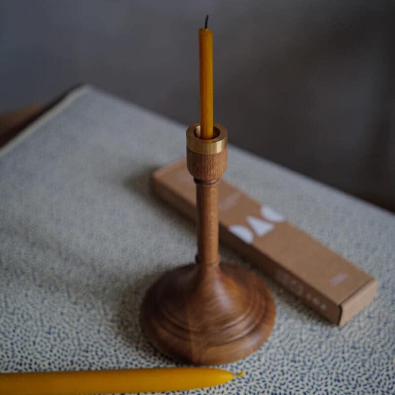 OVO Things クラシック キャンドルホルダー オーク H20cm 木製 リトアニア