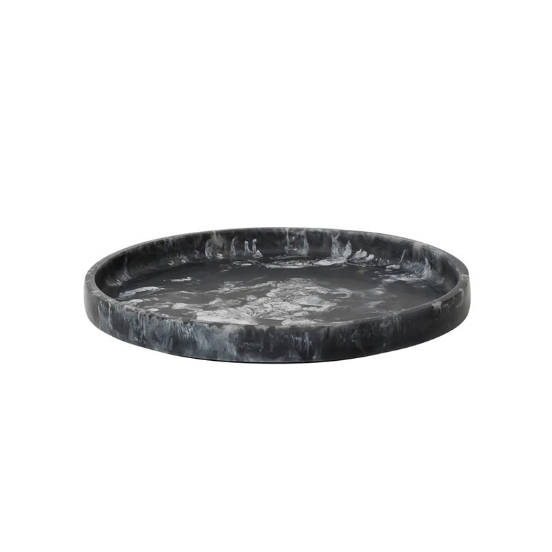 Ferm Living Mist ラウンド トレー φ20cm／30cm チャコール ファームリビング 北欧 デンマーク 日本正規販売店品