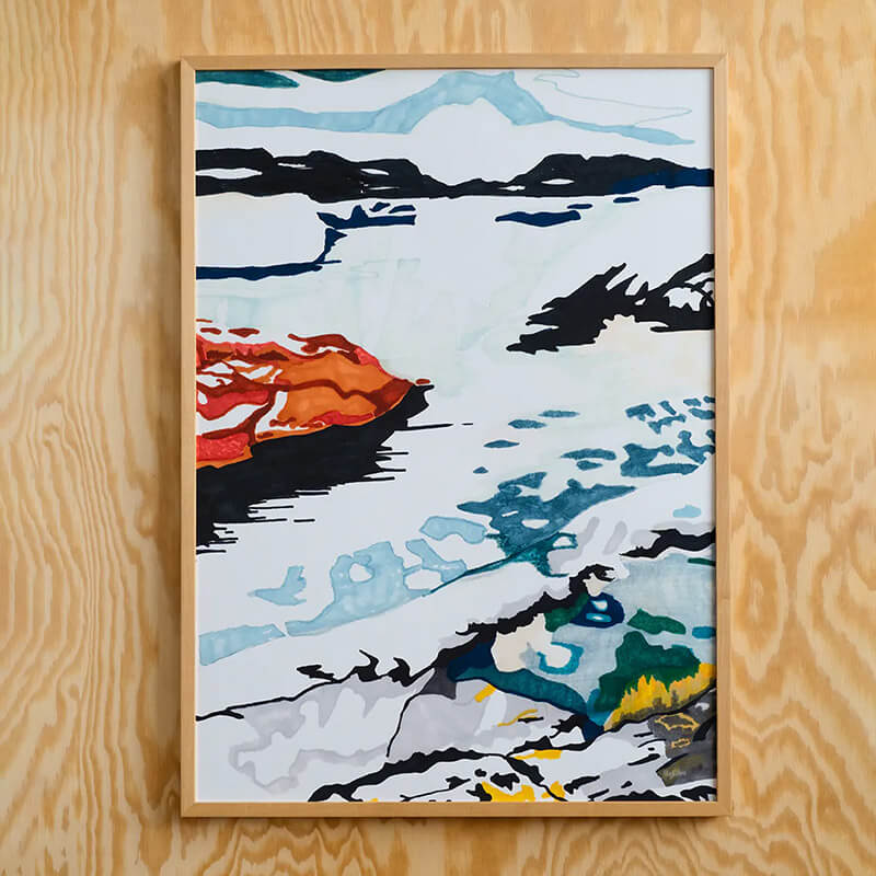 Fine Little Day 海 ポスター 50x70cm ファインリトルデイ 北欧 スウェーデン