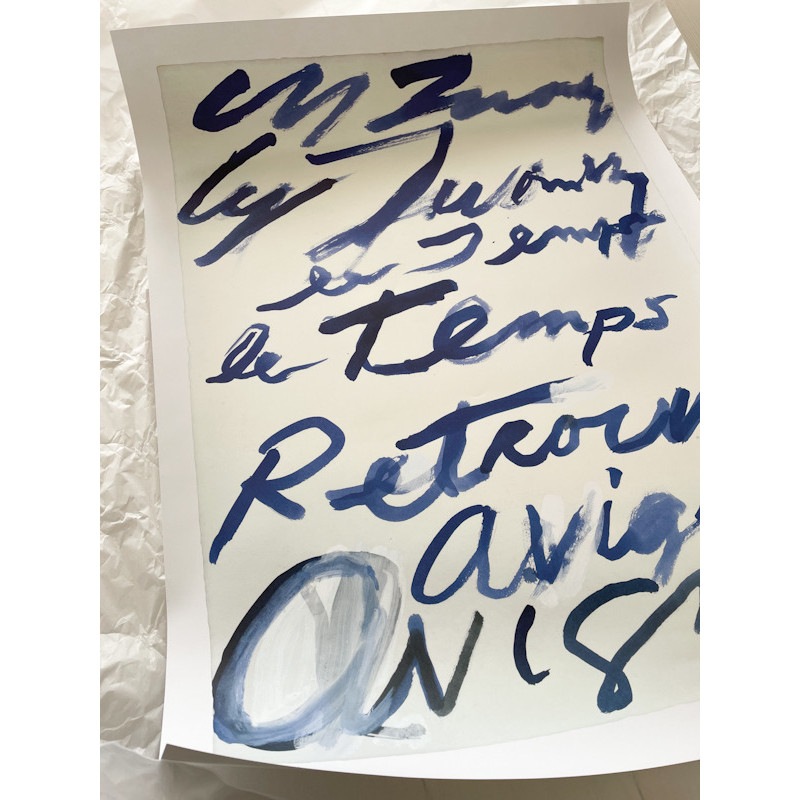 新品正規品 サイ・トゥオンブリー Cy Twombly レアポスター特注額装付き 新品正規品 サイ・トゥオンブリー Cy Twombly レアポスター特注