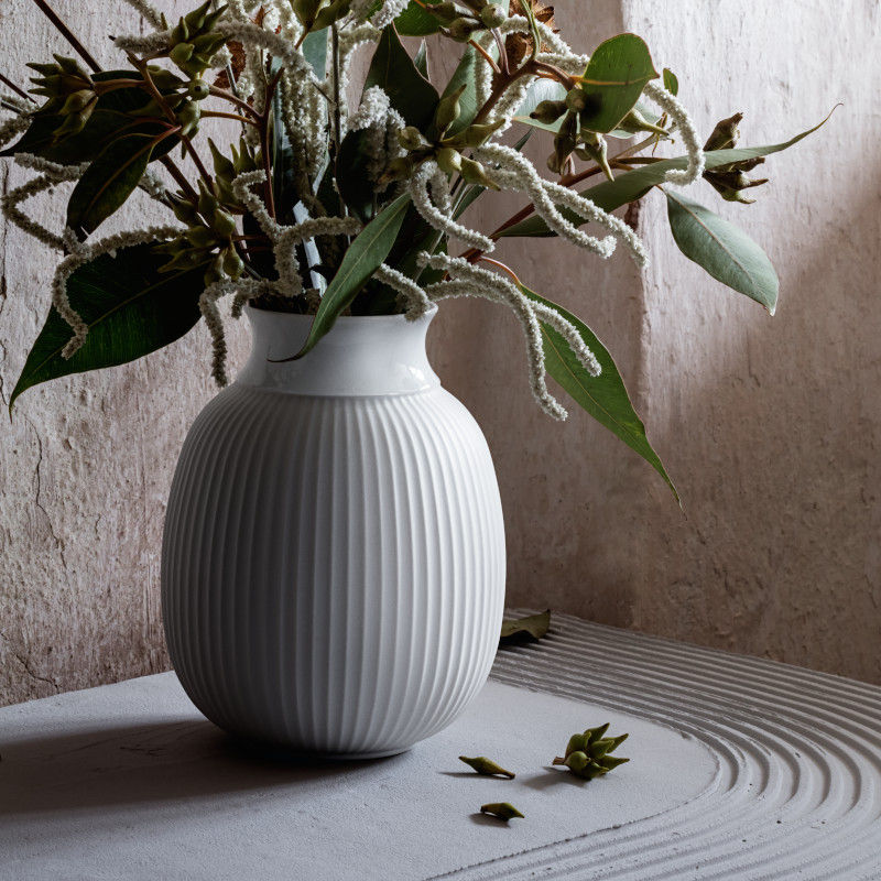 Lyngby Porcelæn 花瓶 15cm ホワイト Lyngby Porcelæn | リュンビュー