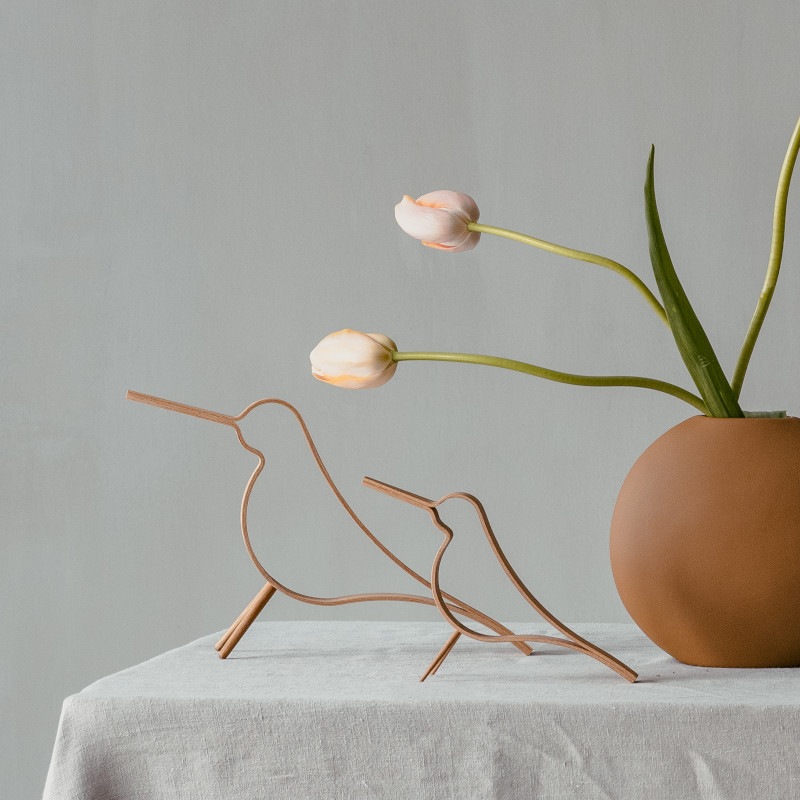 Cooee Design ウッディ バード オーク 木製 オブジェ COOEE Design クーイーデザイン バード Woody Bird M 鳥