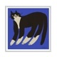 THE POSTER CLUB Cat in Blue 50x50cm ȥݥ ̲ ǥޡ