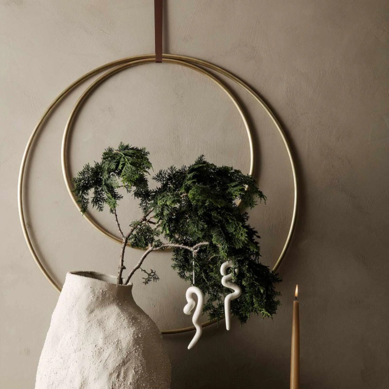 ferm LIVING ǥ ե졼  礭 45cm ֥饹 ꡼ եӥ ̲ ǥޡ Ź