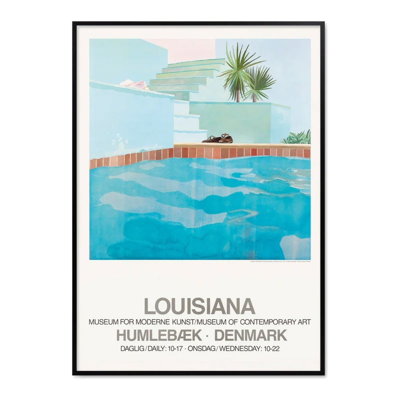 アート ポスター デヴィッド・ホックニー ミュージアムポスター ルイジアナ近代美術館ポスター / Mt.fuji and flowers (1972