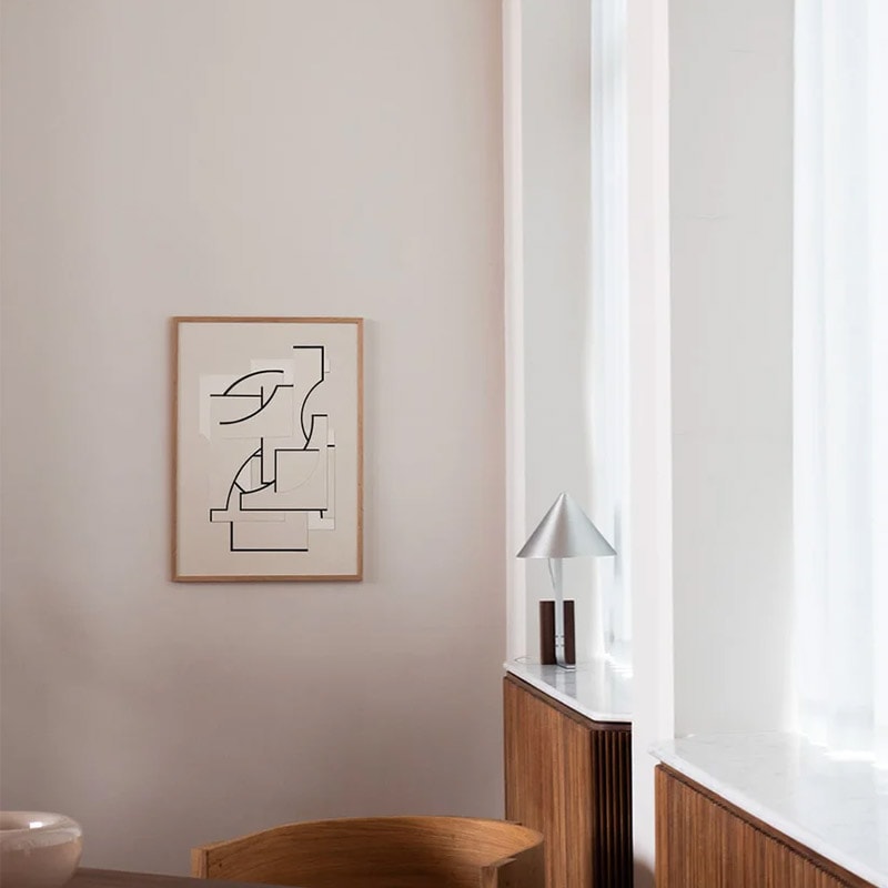 ATELIER CPH ポスター OBJECT BLANC [no.27] Amazon.co.jp: Atelier Cph アートポスター 50×70cm Object