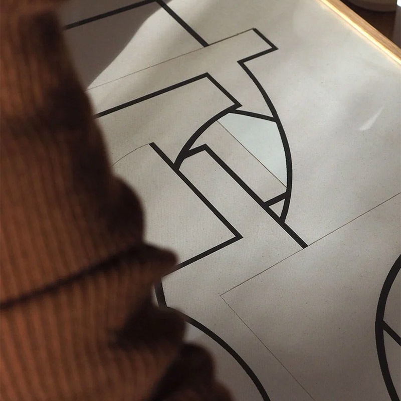 ATELIER CPH ポスター OBJECT BLANC [no.27] Amazon.co.jp: Atelier Cph アートポスター 50×70cm Object