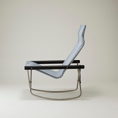 ニーチェアエックス シキリ チャコールブラック / ブルーグレー簾 ニーチェアエックス シキリ チャコールブラック / ブルーグレー