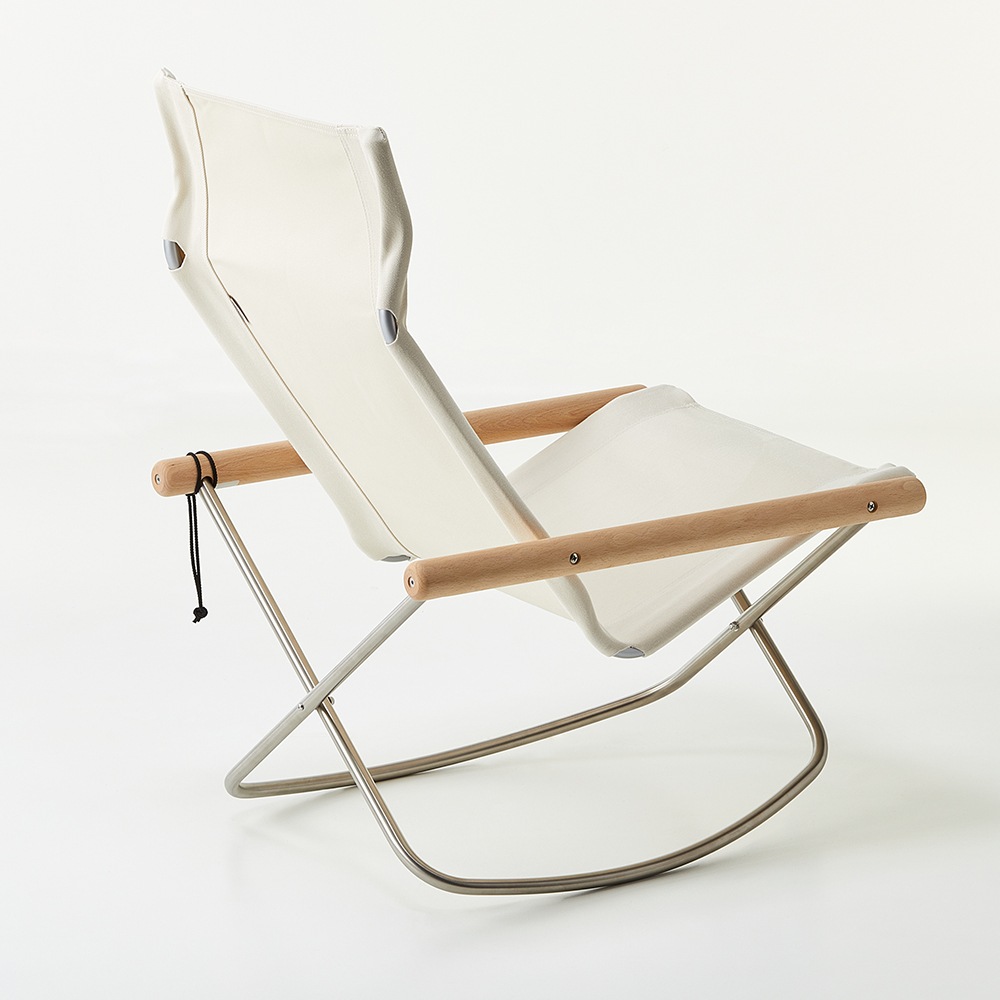 美品【正規品】NychairX ニーチェアエックス ナチュラル/ホワイト Nychair X （ニーチェアエックス） ロッキング ナチュラル