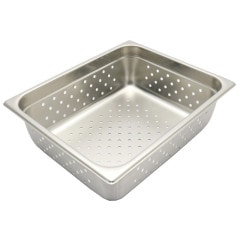 18-8 スーパーデラックスパン穴明き 1/2サイズ 深さ100mm SH-1524SWP