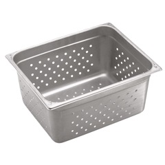 18-8 スーパーデラックスパン穴明き 1/2サイズ 深さ150mm SH-1526SWP