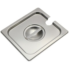 18-8 スーパーデラックスパン 1/6サイズ用カバー レードル穴付 SK-1360CN