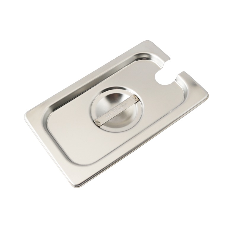 18-8 スーパーデラックスパン 1/9サイズ用カバー レードル穴付 SK