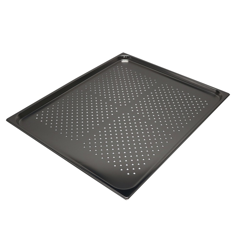 【取寄品】18-8 スーパーデラックスパン穴明き ノンスティック加工 2/1サイズ 深さ20mm SH-2221E20TP