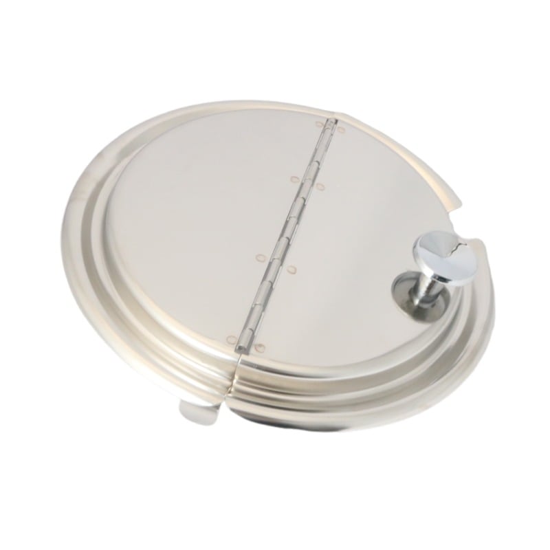 18-8 インセットポットSH-1017用割蓋 レードル穴付 SH-2084