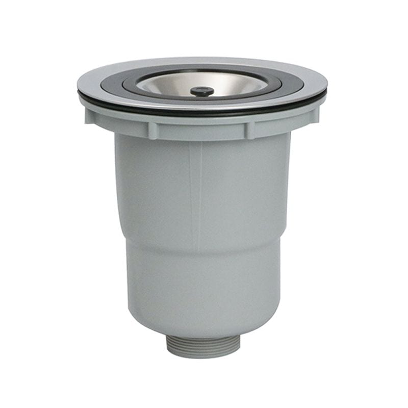 浅型排水トラップ G2ネジ 樹脂カゴ TO-281WP | キッチン用排水部品