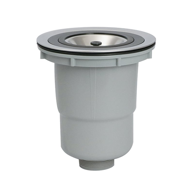 ぽこし 浅型排水トラップ G2ネジ 樹脂カゴ TO-282WP | キッチン用排水部品