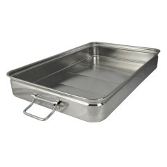 18-8 番重バット(丸棒取手付) 特大 浅型9cm SH-6644-09H | SUGICO