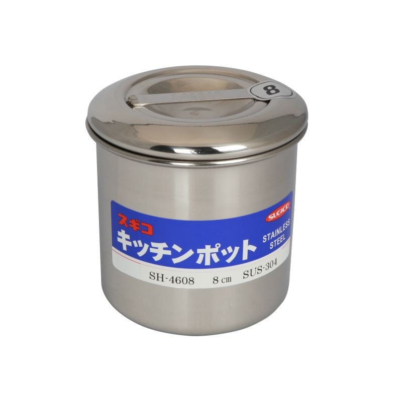 18-8 内蓋式深型キッチンポット 目盛付 2.1L SH-4614D | SUGICO