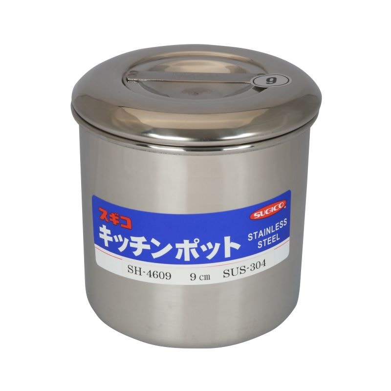 18-8 内蓋式深型キッチンポット 目盛付 0.55L SH-4609D | SUGICO