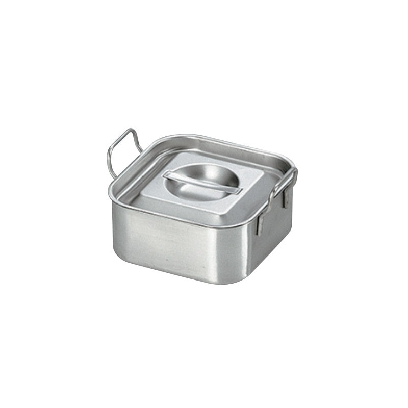 【HACCP】18-8 角型ベインマリーポット蓋･手付 容量1.5L SH-3060