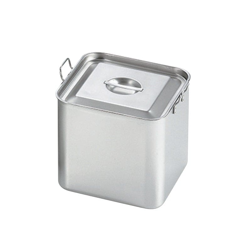 【取寄品】【HACCP】18-8 角型ベインマリーポット蓋･手付 容量13L SH-3010