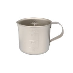 チタン 計量カップ(ビーカー) 口付 約200cc TN-632H | SUGICO ORIGINAL