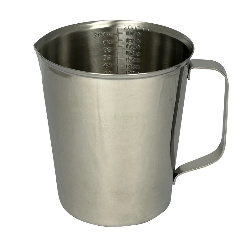 HACCP】【NSF】18-8 計量カップ(ビーカー) 1890cc SH-521-64 | SUGICO