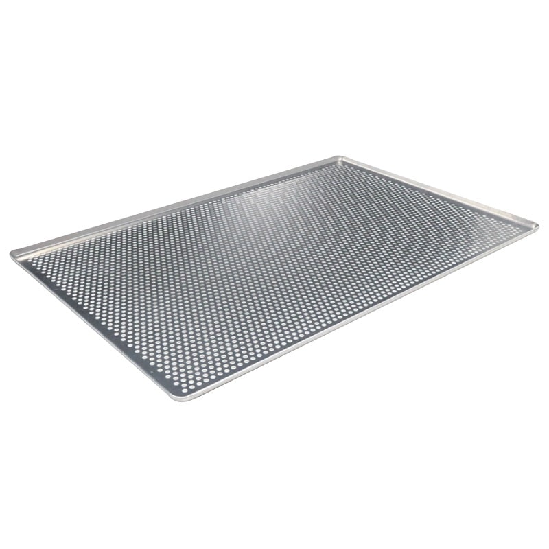 アルミ天板 穴明き(パンチング) ヨーロッパ(フレンチ)サイズ 20-09 595×395×H10mm