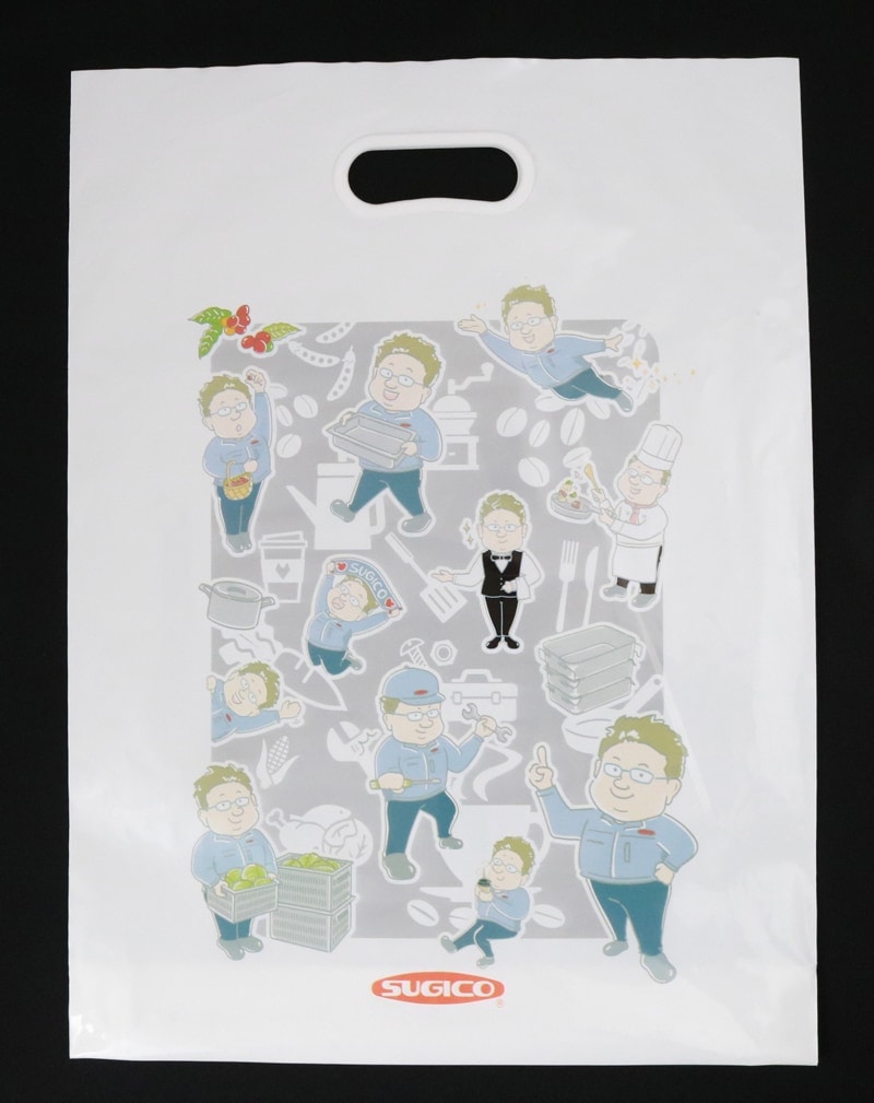 メール便】【底マチ付】オリジナルビニールバッグ | SUGICO ORIGINAL