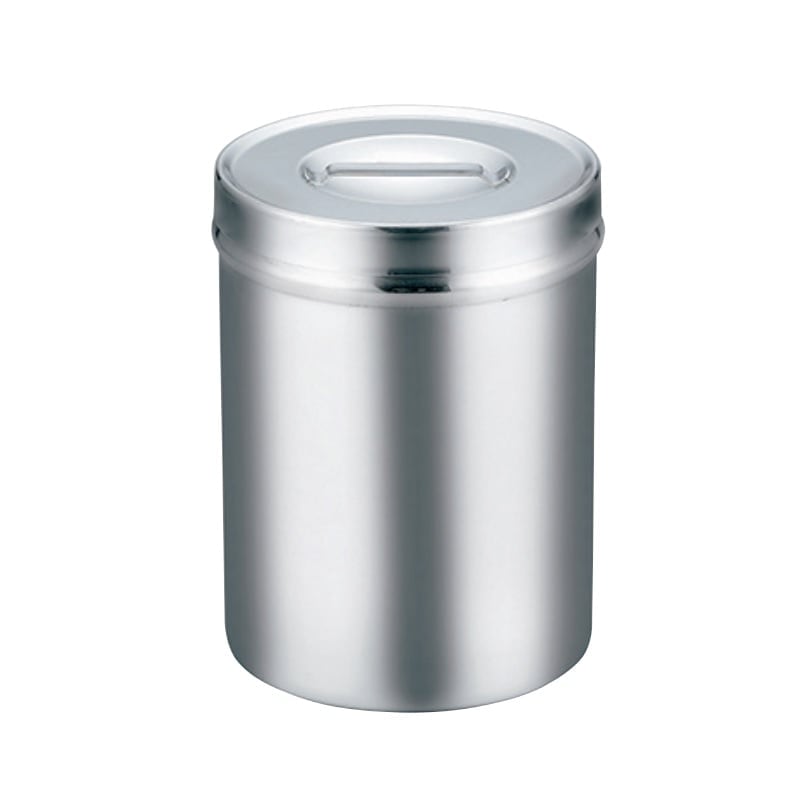 取寄品】18-8 キャニスター (保存容器) 約3.4L φ158×H186mm SH-514-3