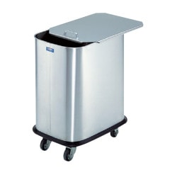 【個人宅配送不可】18-8 フラワービン(粉入れ) 収納容量20kg袋×3 412×570×H700mm TO-500