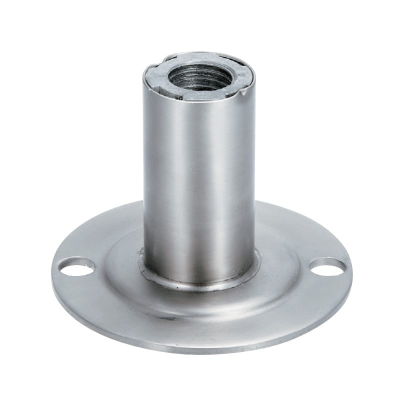 耐震フランジ付アジャスター(中子) フランジ穴明 アジャスト脚(M20×P2.5)用 全長65mm TO-460-M