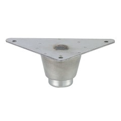 アジャスト脚 三角プレート 平付けタイプ W3/4×10山 最短55mm 最長85mm