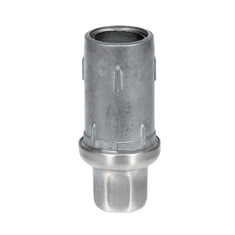 丸パイプ用アジャスト脚 Φ38×板厚1.2mm用 最短35mm 最長70mm TO-108SA-12D