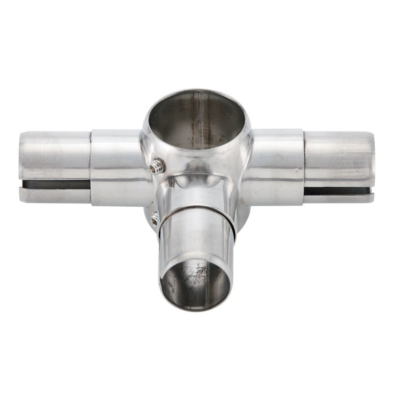 丸パイプ用三方継手 Φ32×板厚1.0mm用 TO-127NS