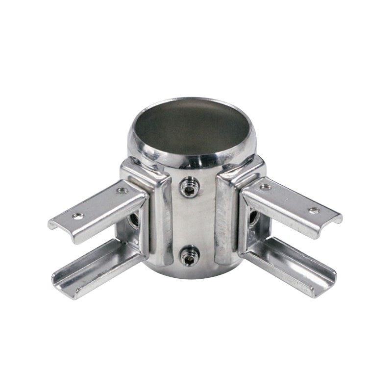 角パイプ用二方継手 □32×16mm/板厚:1.0mm用 TO-126B-2N-W(10)